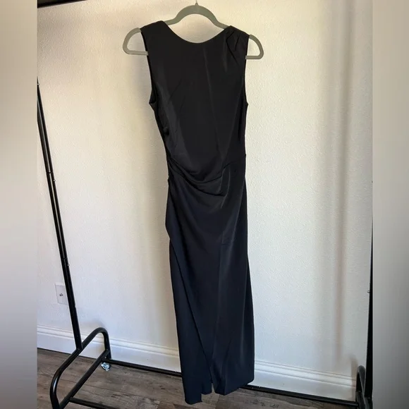 NWT - Abercrombie & Fitch - Open Back Black Midi Dress - Size Small - Picture 4 of 6